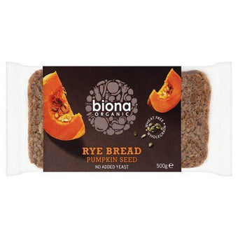 Biona Rye Pumpkinseed Bread 500g
