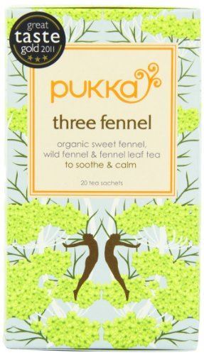 Pukka Herbs three Fennel (organic fennel, wild fennel & fennel leaf tea), 20 sachets - 36g