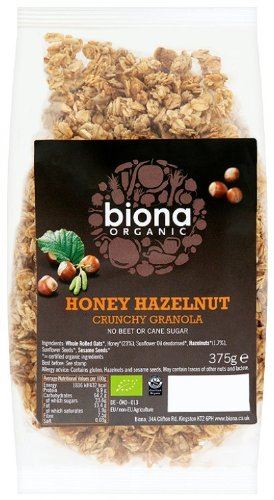 Biona Organic Honey Hazel Granola 375g