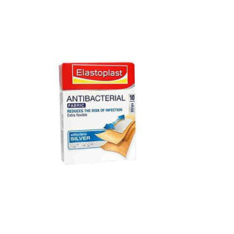 Elastoplast Antibacterial Silver Fabric 10 Strips