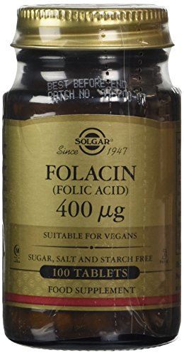 Solgar Folic Acid Tablets 400 Mcg, 100 Count