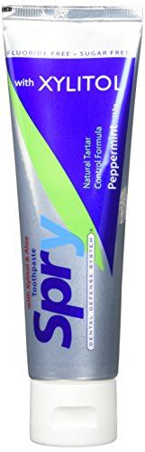 Spry Peppermint Toothpaste - Xylitol & Aloe Vera 141g