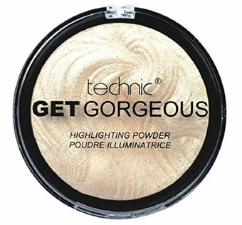 Technic Get Gorgeous Highlighter Shimmer Compact Highlighting Shimmering Powder 6g