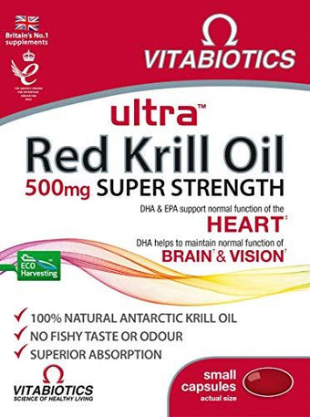 Vitabiotics - Ultra Krill Oil - 30 Capsules U.K only