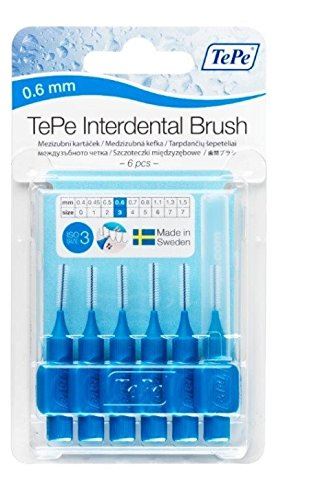 Tepe 0.6Mm Blue Tepe Interdental Brushes