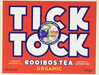 Tick tock Organic Rooibos Tea 80 tea bags, 200g