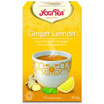 Organic Ancient Herbal Formula Ginger Lemon Tea, 17 Bags - 30.6g