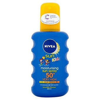 Nivea Sun Kids Moisturising Sun Spray 50+ Very High 200ml