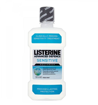 Listerine Advanced Defence Sensitive Mouthwash Fresh Mint 250ml