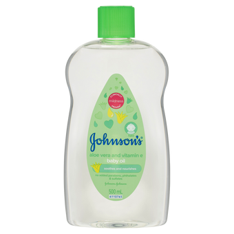 Johnsons Baby Aloe Vera Oil 500ml