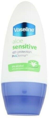 Vaseline Deodorant Rollon Aloe Sensitive 50ml (Previously Aloe Fresh)