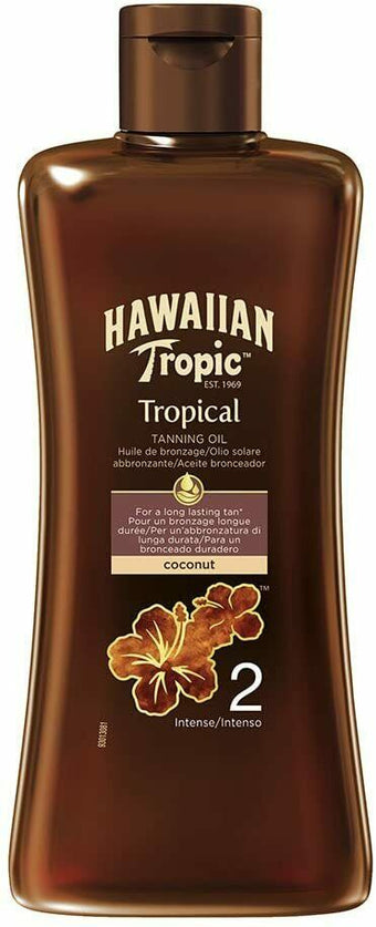 Hawaiian Tropic, Tropical Tanning Oil Intense 2, Coconut 200ml