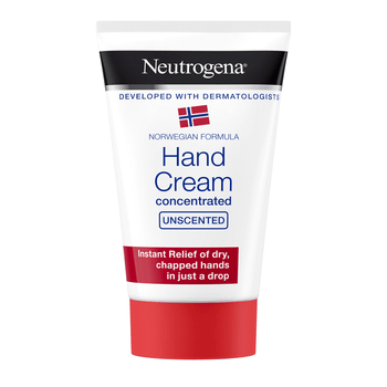Neutrogena Norwegian Formula Concentrated Unscented Hand Cream, Instant Relief Of Dry Chapped Hands - 50ml