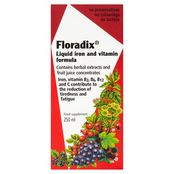 Floradix Floravital Liquid Iron And Vitamin Formula - 250ml