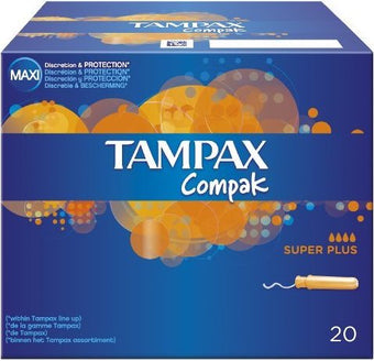 Tampax Compak Super Plus Tampons 20