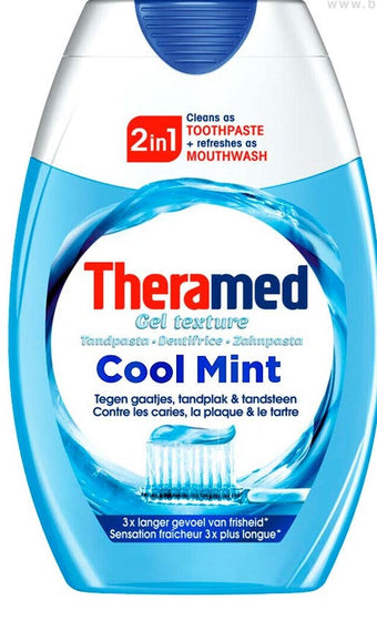 Theramed 2 In 1 Cool Mint Gel Toothpaste 75ml